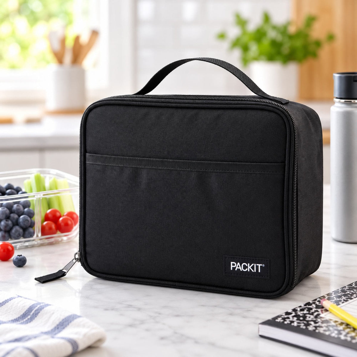 CHEF SUPPLY CO PackIt Freezable Classic Lunch Box Black