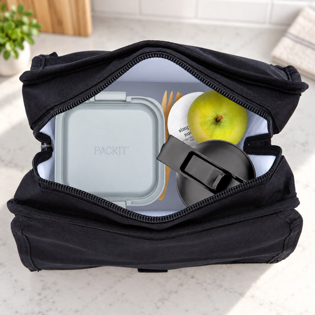 CHEF SUPPLY CO PackIt Freezable Lunch Bag Black