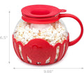 Chef Supply Co Popcorn Maker Microwave Popcorn Popper 3Qt