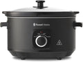 CHEF SUPPLY CO Russell Hobbs 4L Slow Cooker – Matte Black