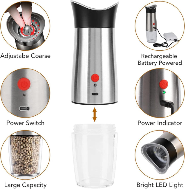 Electric Salt & Pepper Grinder – CHEF SUPPLY CO