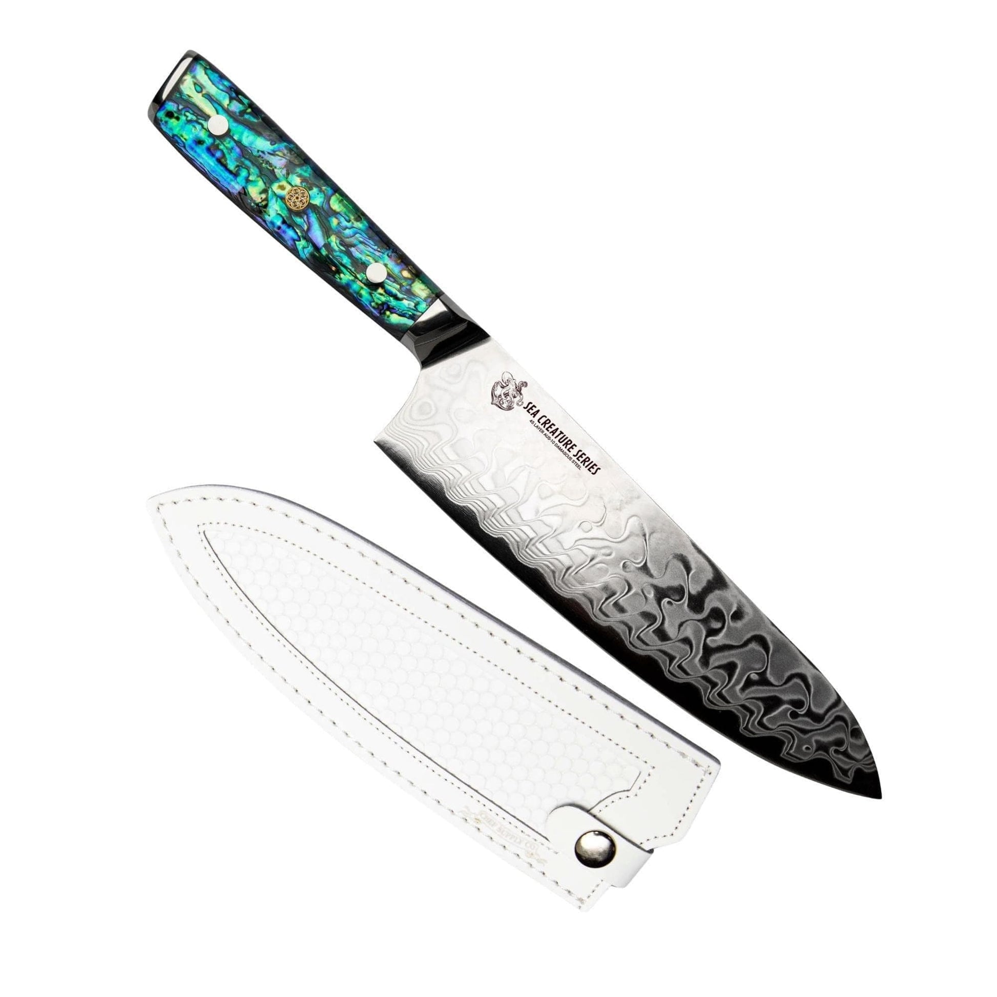 CHEF SUPPLY CO Sea Creature Culinary Masterpiece 7-Piece Knife Set