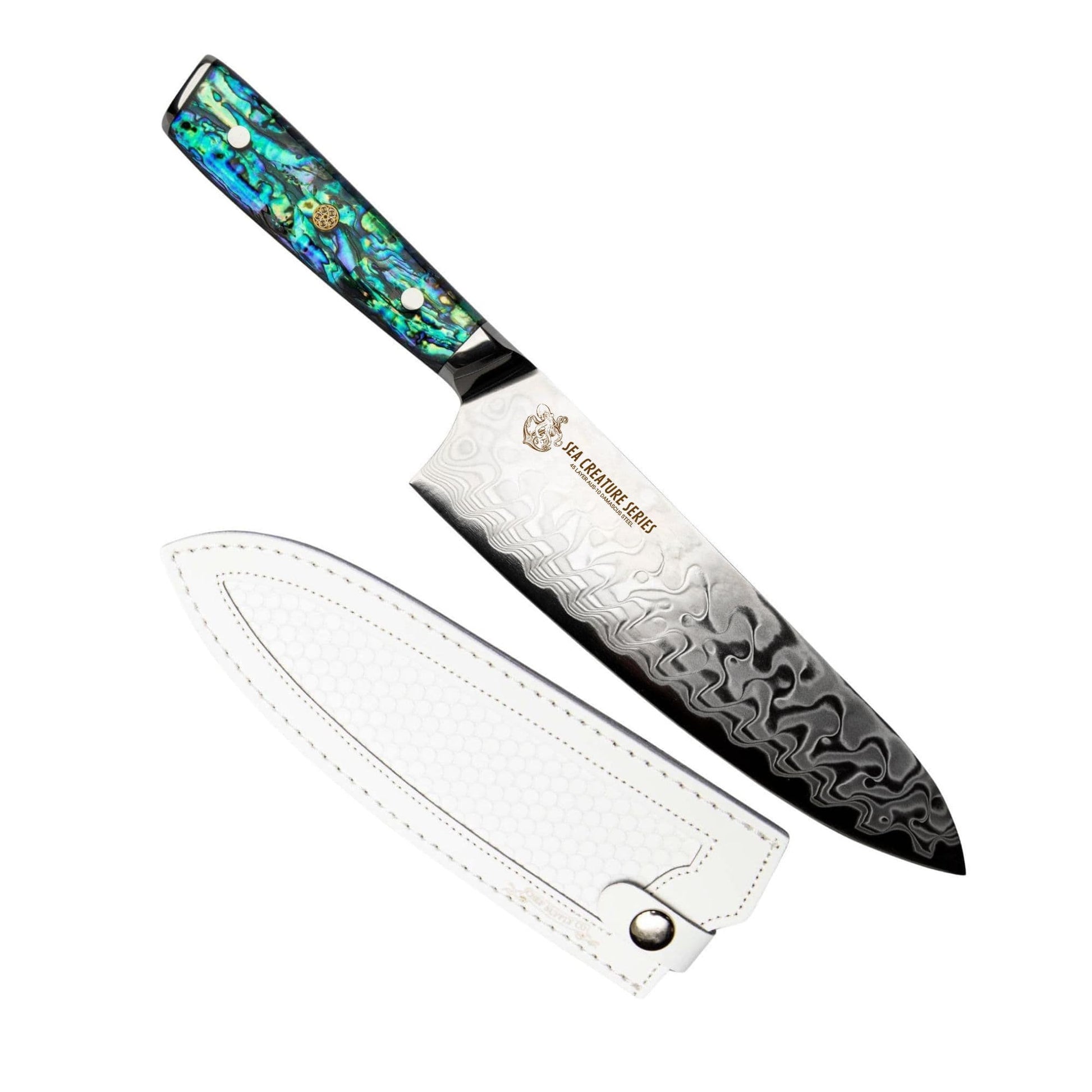 CHEF SUPPLY CO Sea Creature Culinary Masterpiece 7-Piece Knife Set