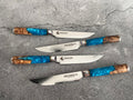 CHEF SUPPLY CO Sea Creature Series Damascus Steak Knife Set of 4 – Open Box Special