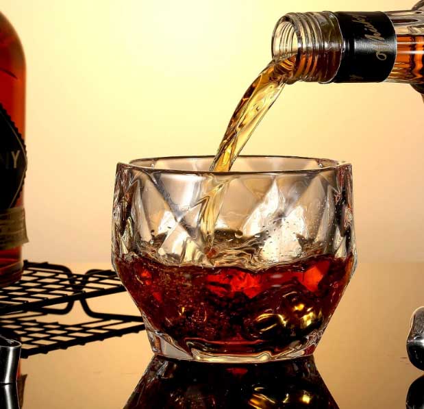 CHEF SUPPLY CO Skull Whisky Glass, Cold Stone & Tongs Gift Set