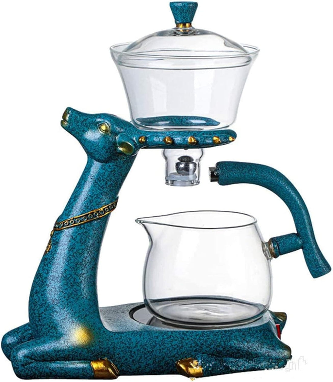 Chef Supply Co Teapot Glass Tea Set with Heater Magnetic