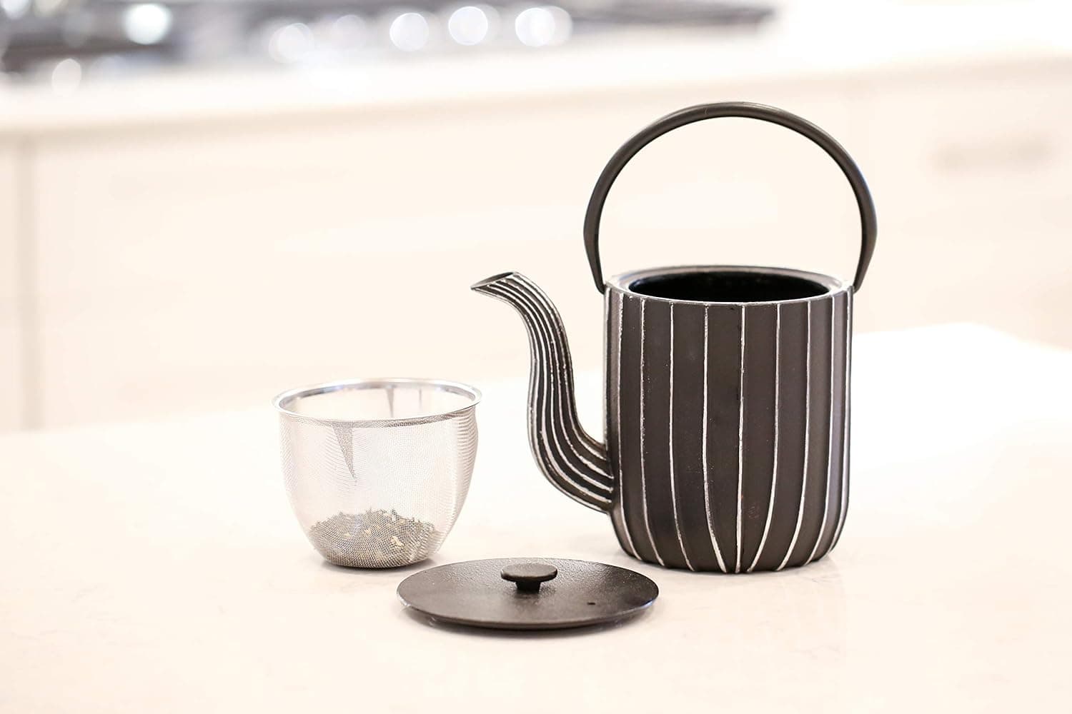 Chef Supply Co Teapot Teapot with Infuser 34 Oz