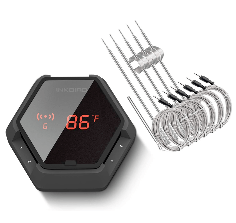 GIVEAWAY For INKBIRD Waterproof Bluetooth BBQ Thermometer with 4