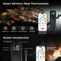 CHEF SUPPLY CO Wireless Meat Thermometer - 820ft Long Range Bluetooth