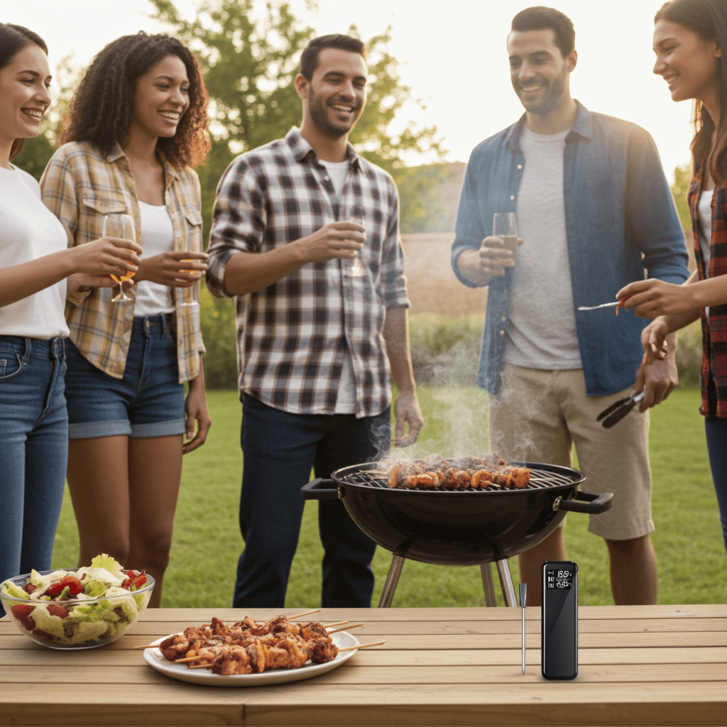 CHEF SUPPLY CO Wireless Meat Thermometer - 820ft Long Range Bluetooth