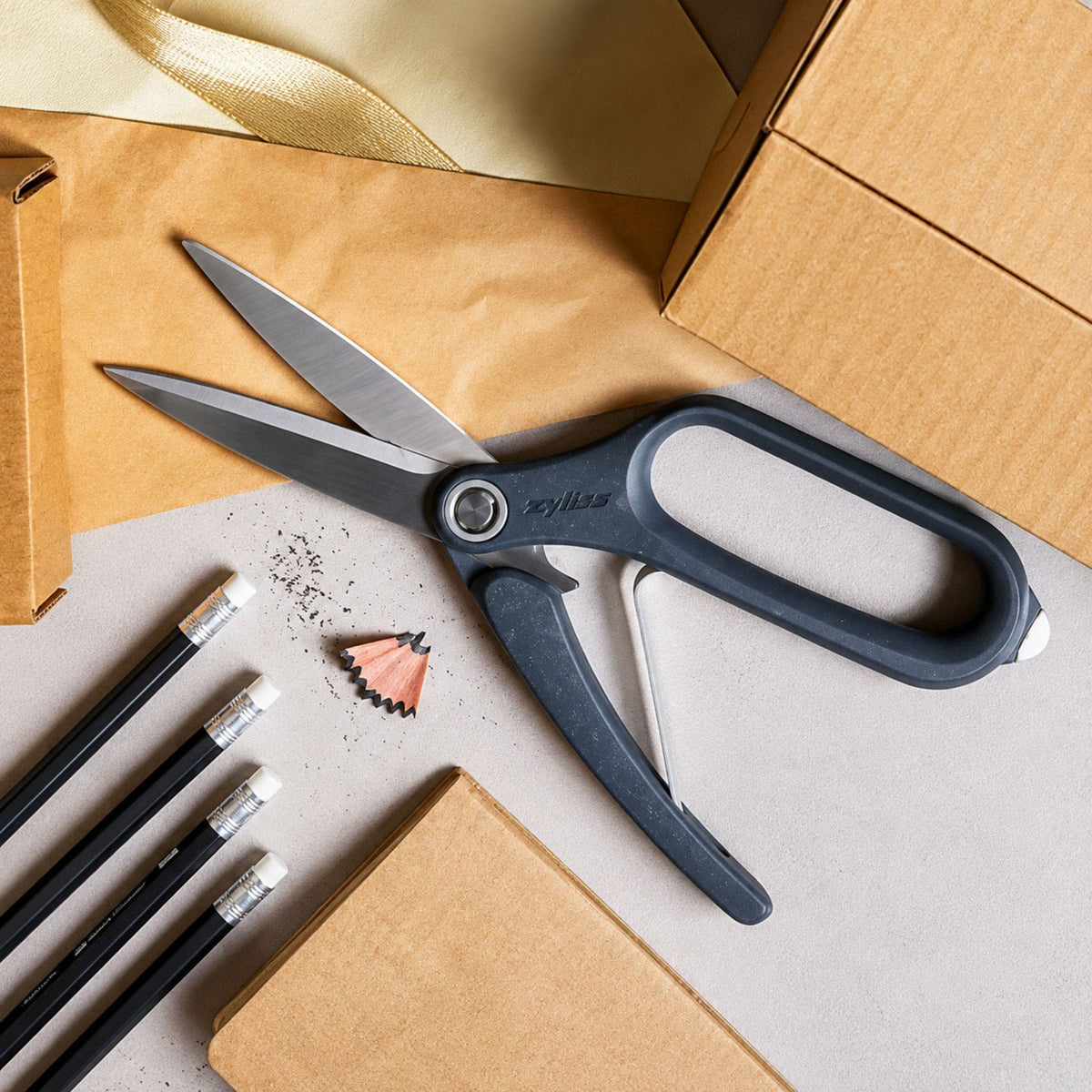 CHEF SUPPLY CO Zyliss All Purpose Kitchen Shears – Stainless Steel