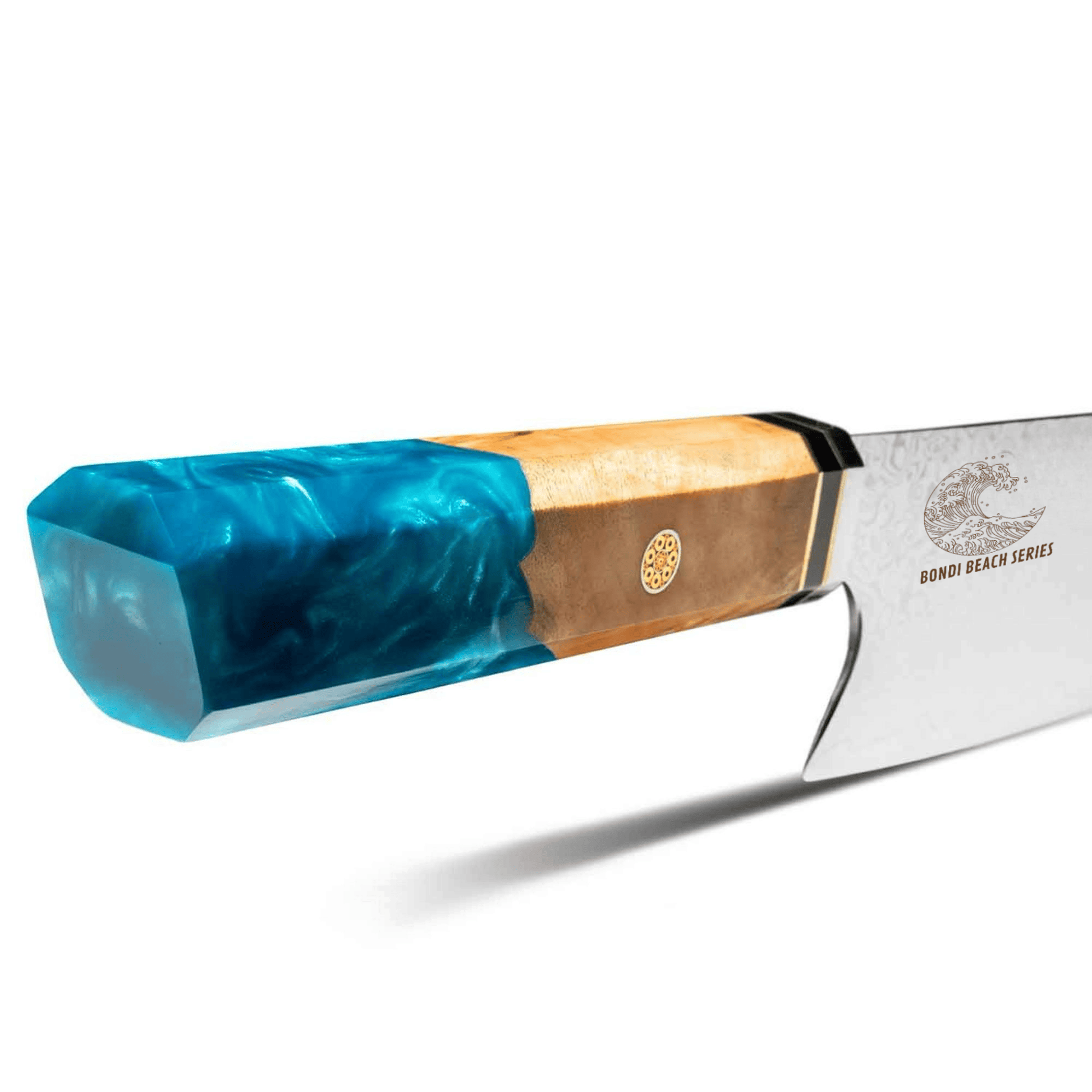 CSC BRANDED Kitchen Knives Bondi Beach Series Kiritsuke 20.5 cm - 8 inch Damascus Chef Knife