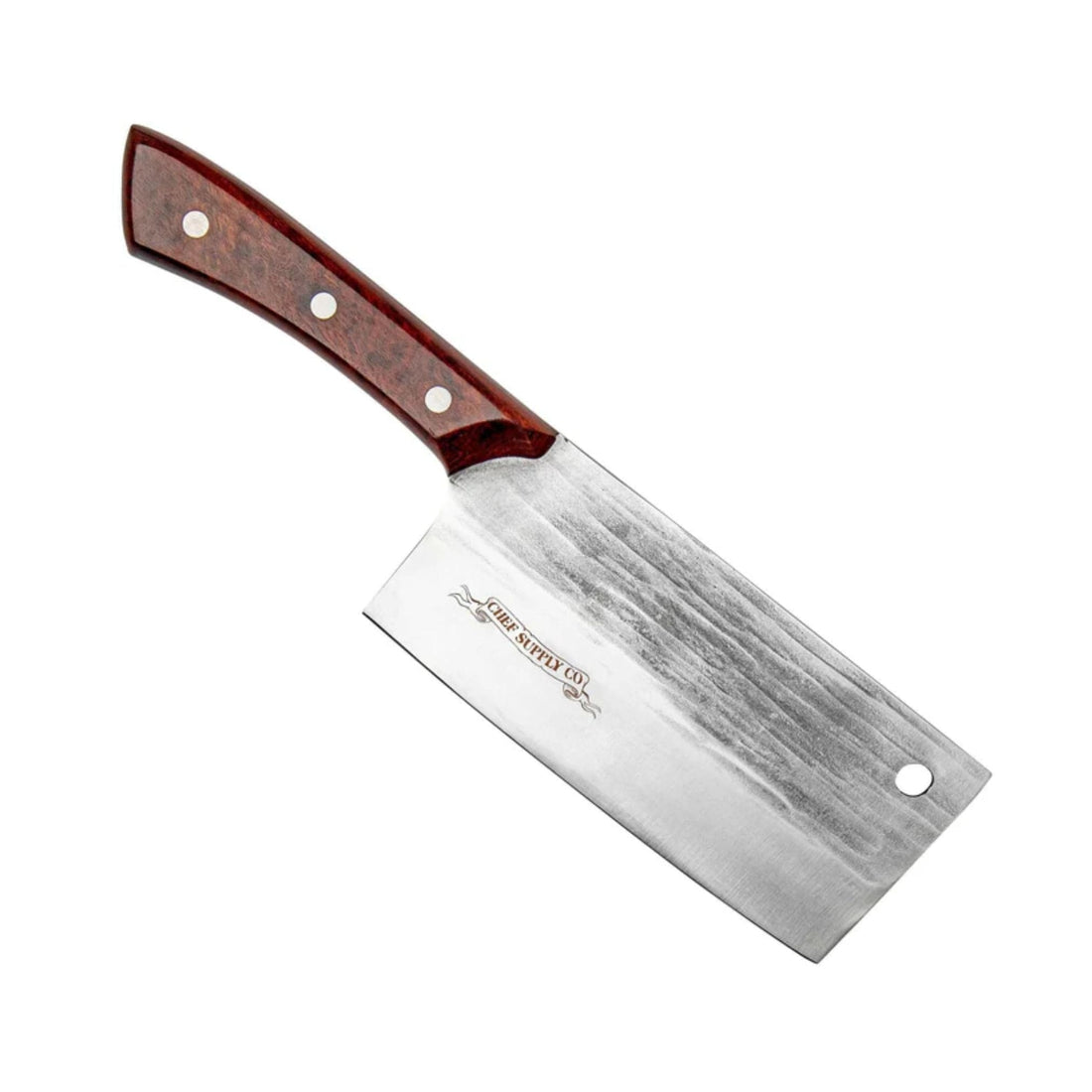 CSC BRANDED Kitchen Knives Red Series The Chicken Chaser - 17 cm 6.5 inch Mid Size Mid Duty Cleaver Knife
