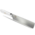CSC BRANDED Kitchen Knives White Tessellation Series 17.5 cm - 7 inch Nakiri Vegetable Knife