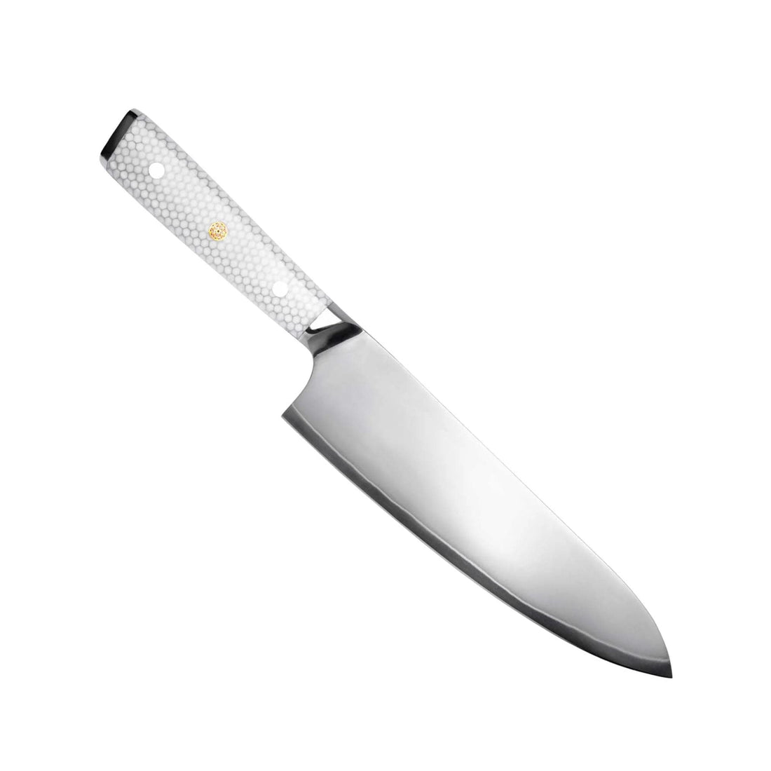 CSC BRANDED Kitchen Knives White Tessellation Series 21 cm - 8.25 inch 7 Layer Damascus Chef Knife