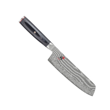 Miyabi Miyabi 5000FCD Pakkawood 17cm Nakiri Knife – FC61 Damascus Steel