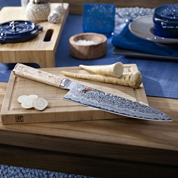 Miyabi 5000MCD Birchwood Gyuto chef's knife, 24cm, with Karelian birch handle