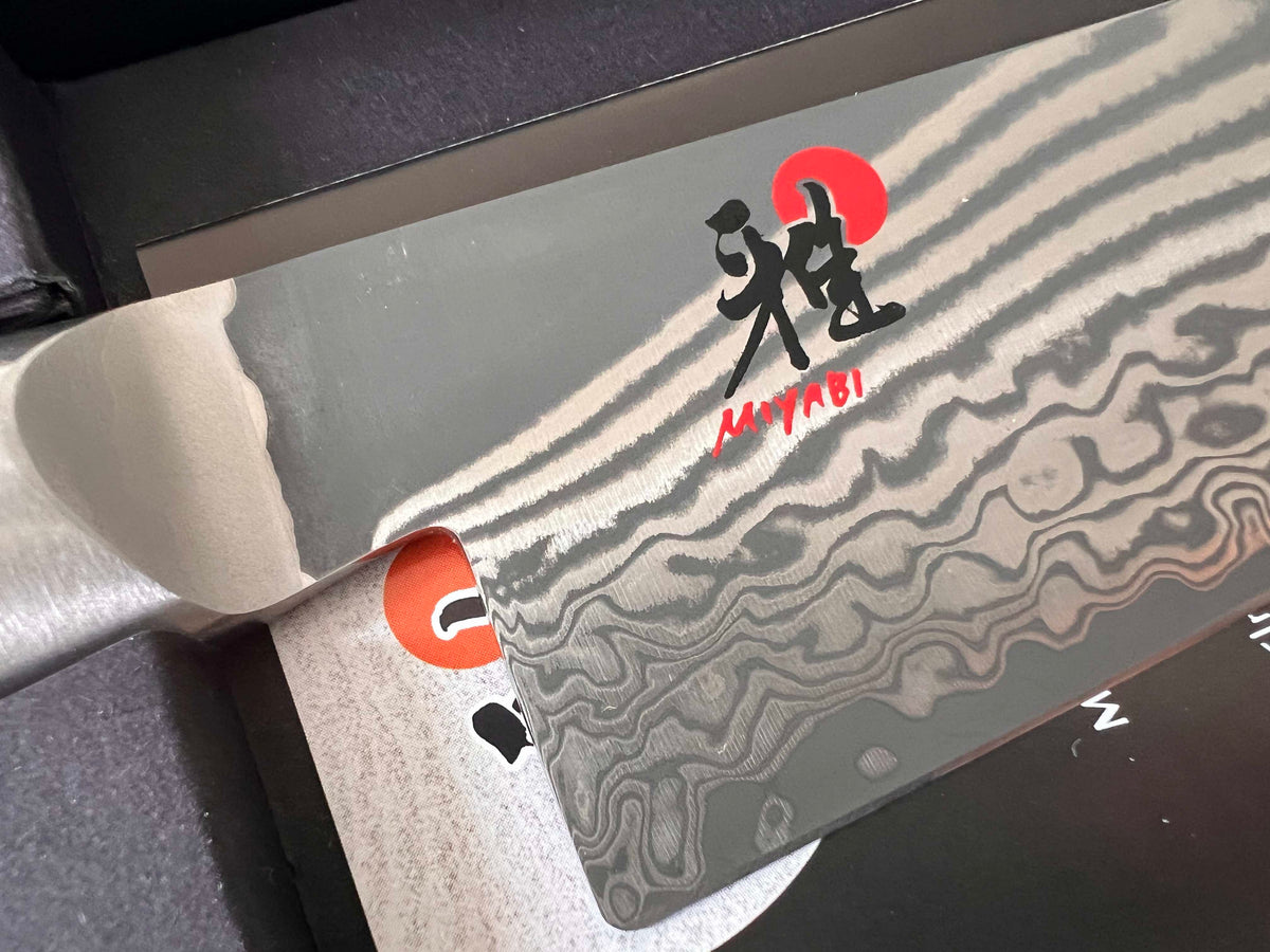 Miyabi Open Box Special - Miyabi 5000FCD Pakkawood Gyuto 16cm 48-Layer Damascus