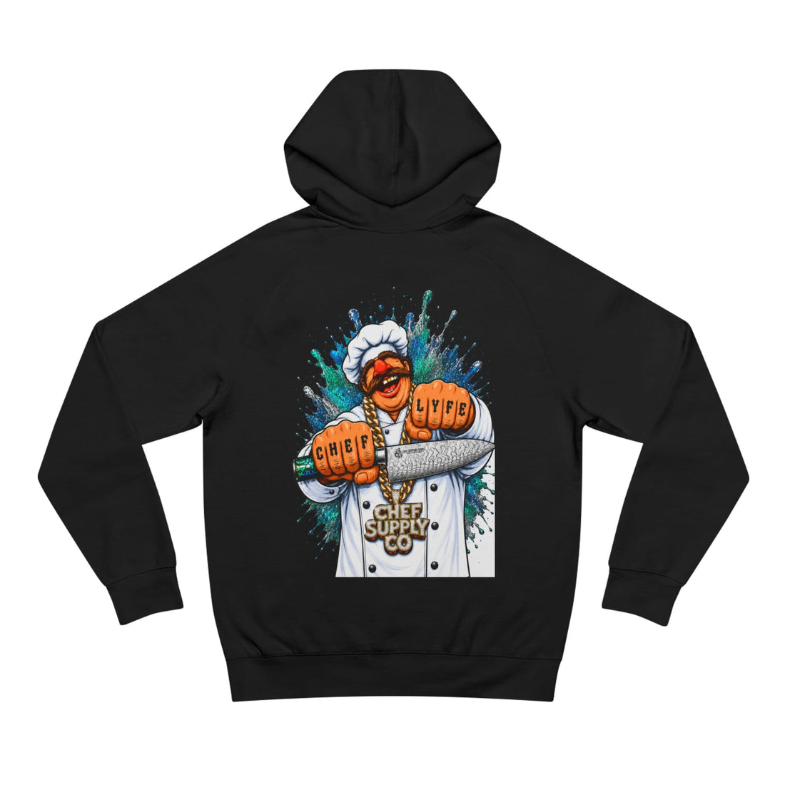 Printify Hoodie White / XS Chef Supply Co - Swedish Gangster Chef - AS Colour 5101 Hoodie