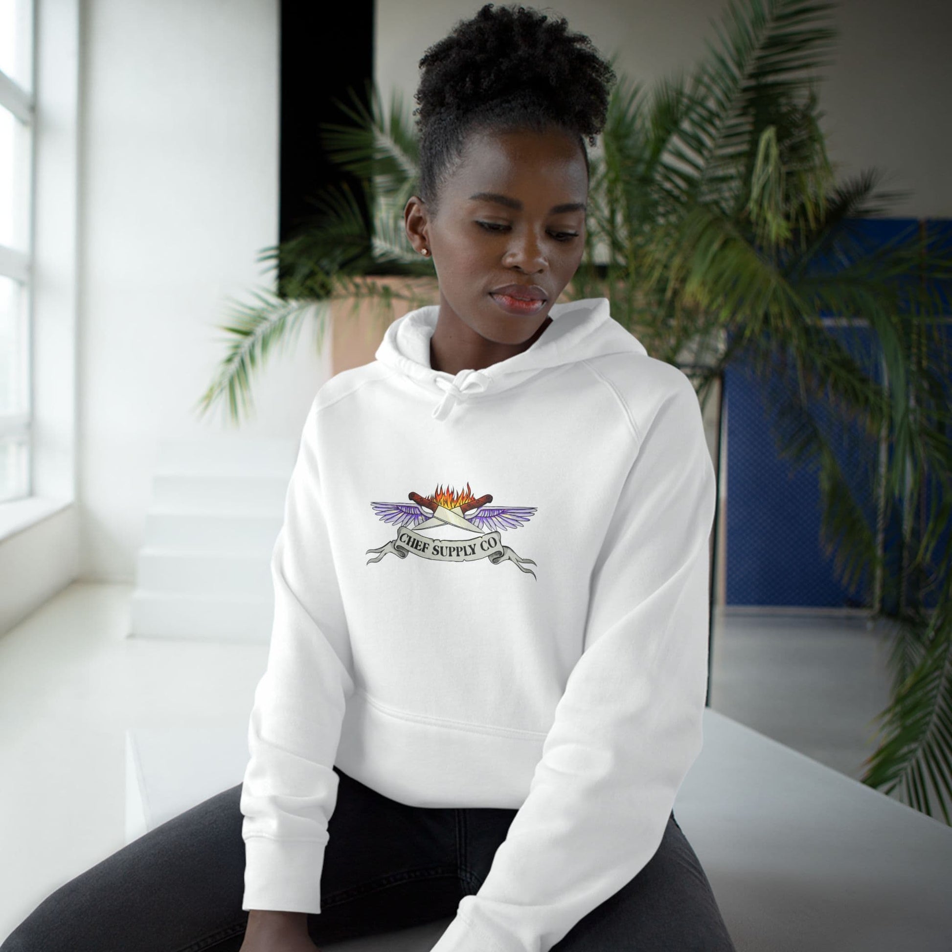 Printify Hoodie Chef Supply Co - Wings Logo - AS Colour 5101 Hoodie