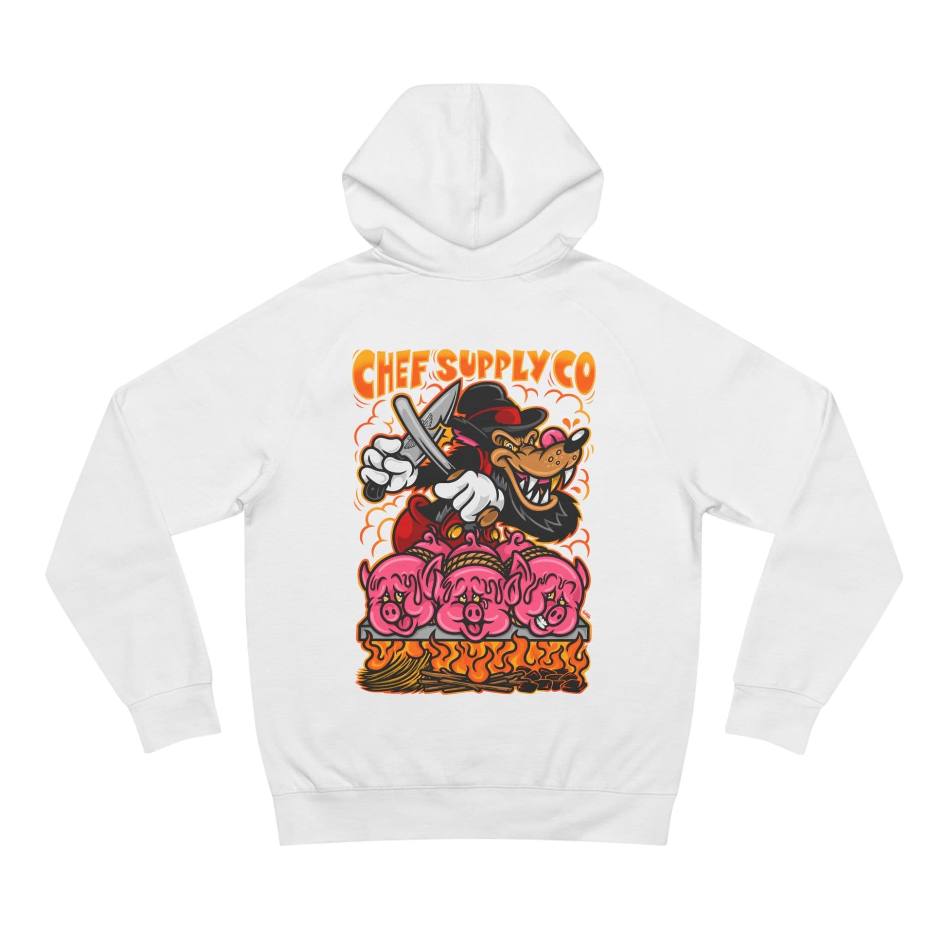 Printify Hoodie White / XS Chef Supply Co - Piggys n Wolf - AS Colour 5101 Hoodie