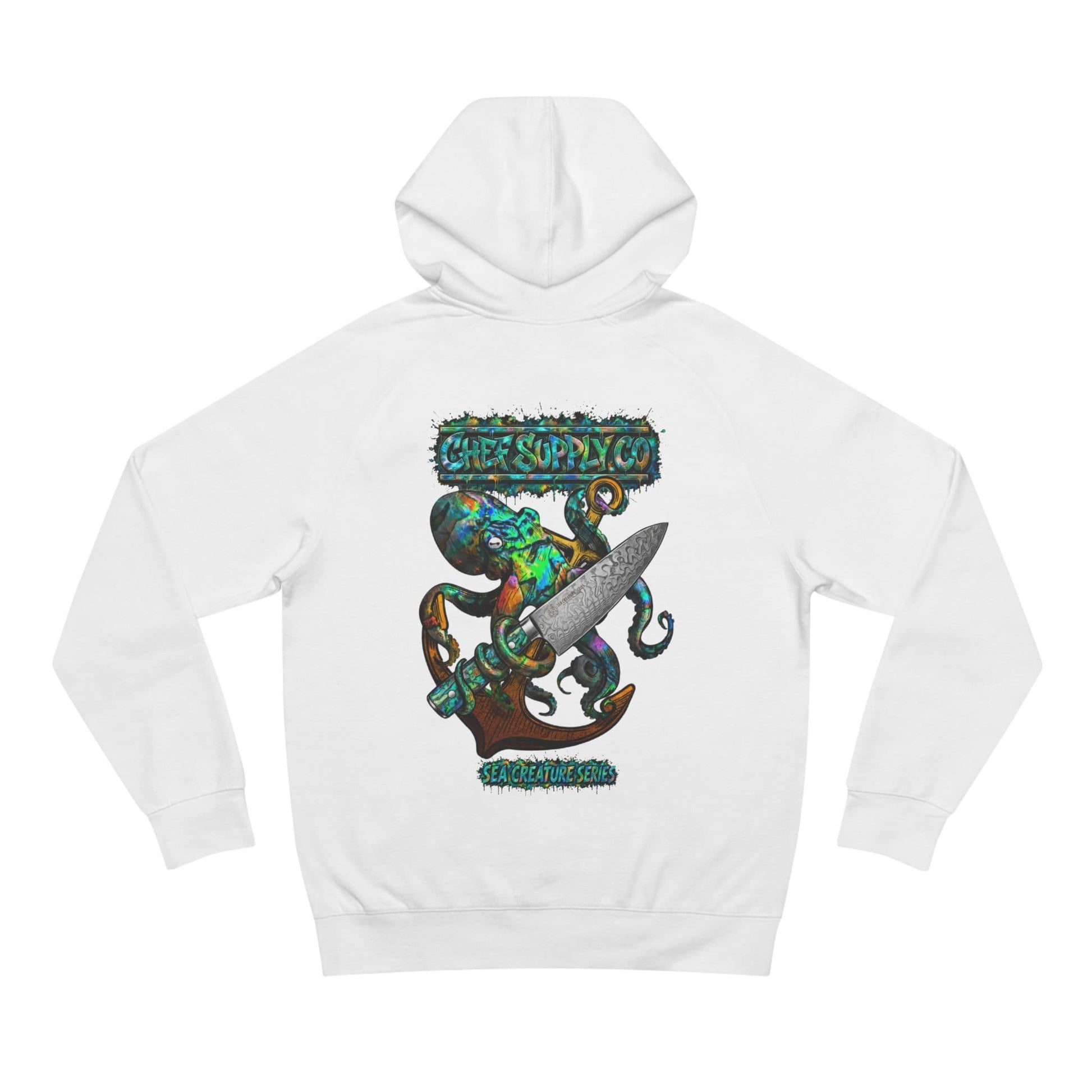 Printify Hoodie White / XS Chef Supply Co - Sea Creature Chef Knife - AS Colour 5101 Hoodie