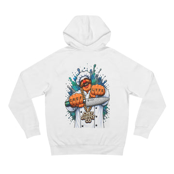 Printify Hoodie White / XS Chef Supply Co - Swedish Gangster Chef - AS Colour 5101 Hoodie