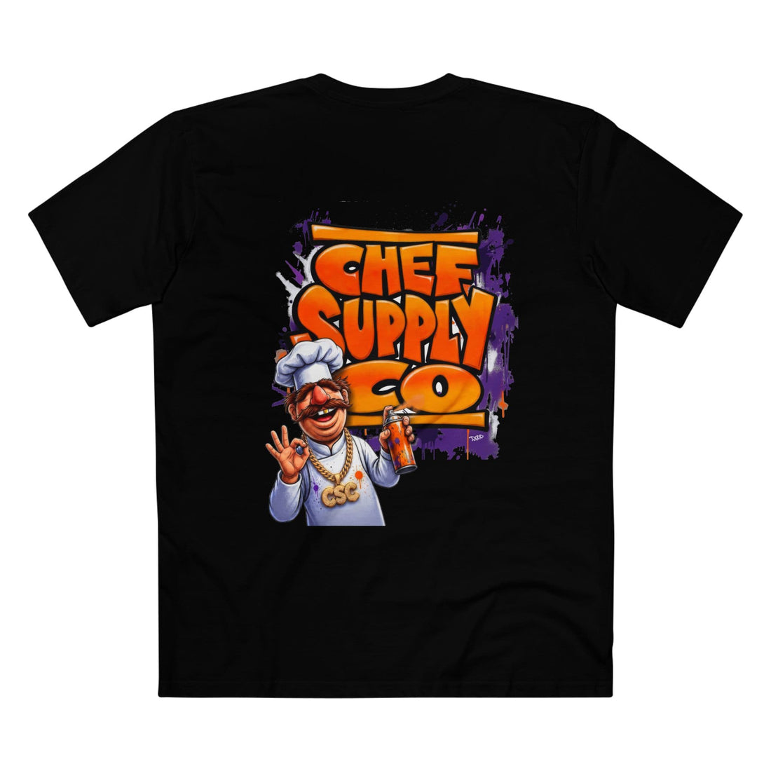 Printify T-Shirt Black / XS Chef Supply Co - Swedish Chef - AS Colour T-Shirt