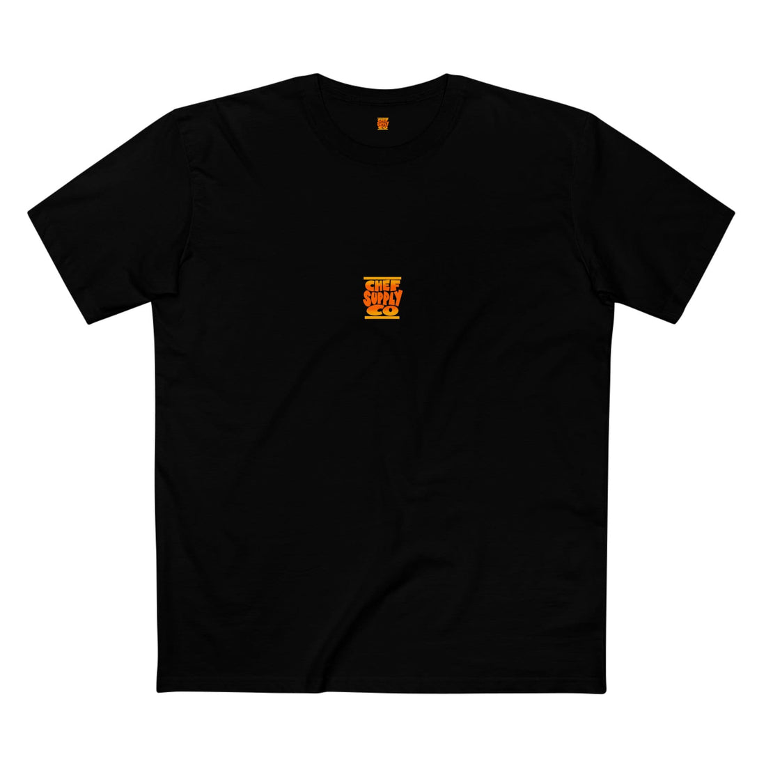 Printify T-Shirt Black / XS Chef Supply Co - Piggys n Wolf Logo - AS Colour T-Shirt