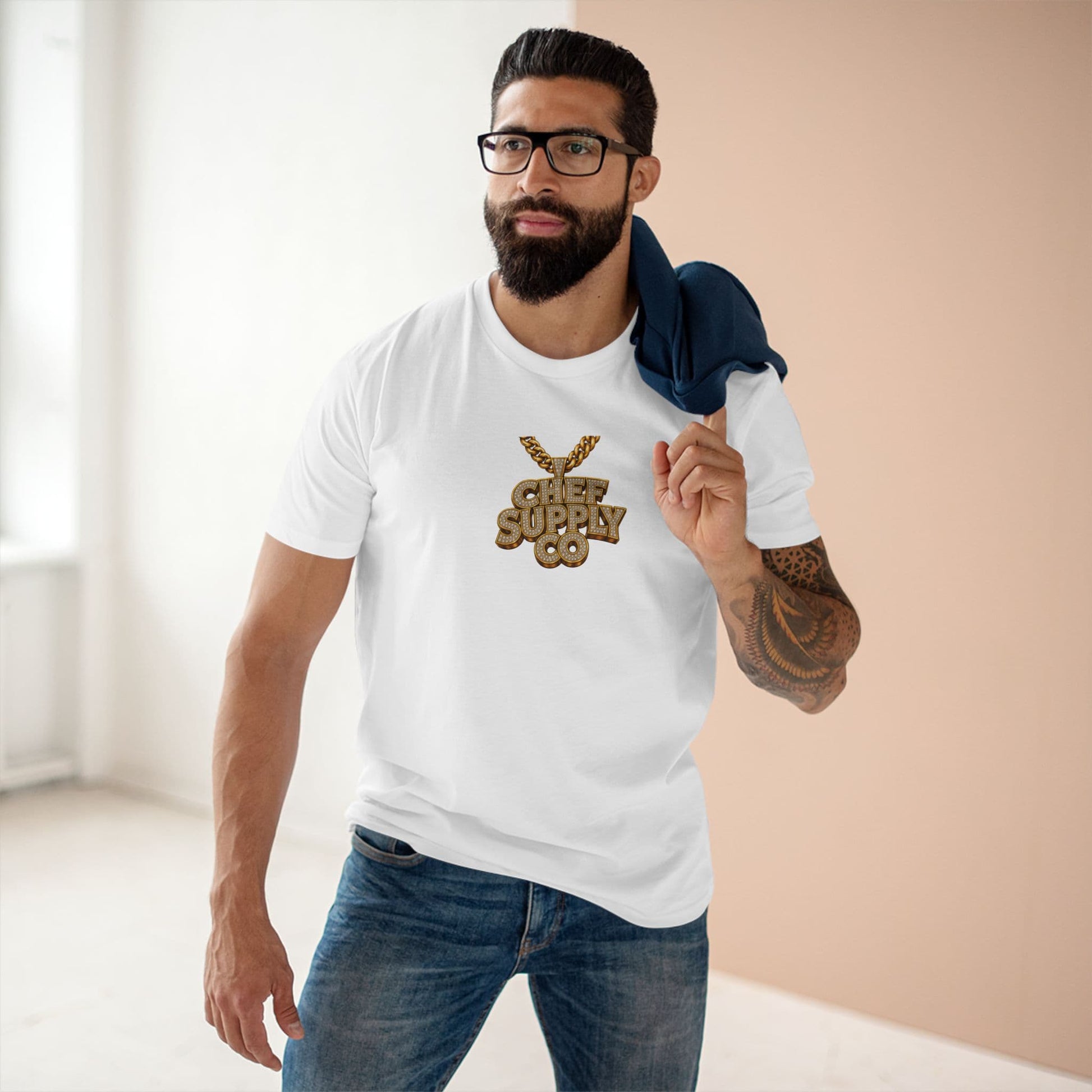 Printify T-Shirt Chef Supply Co - Swedish Gangster Chef - AS Colour T-Shirt