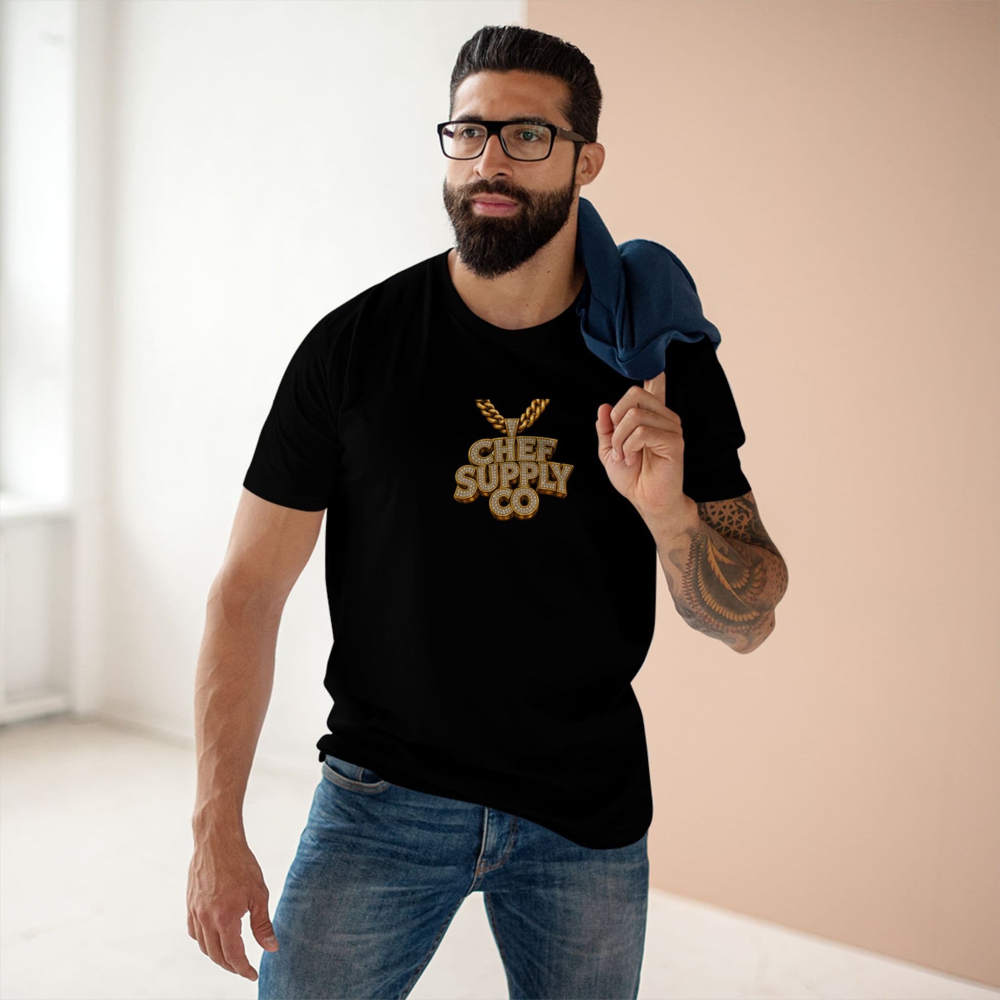 Printify T-Shirt Chef Supply Co - Swedish Gangster Chef - AS Colour T-Shirt