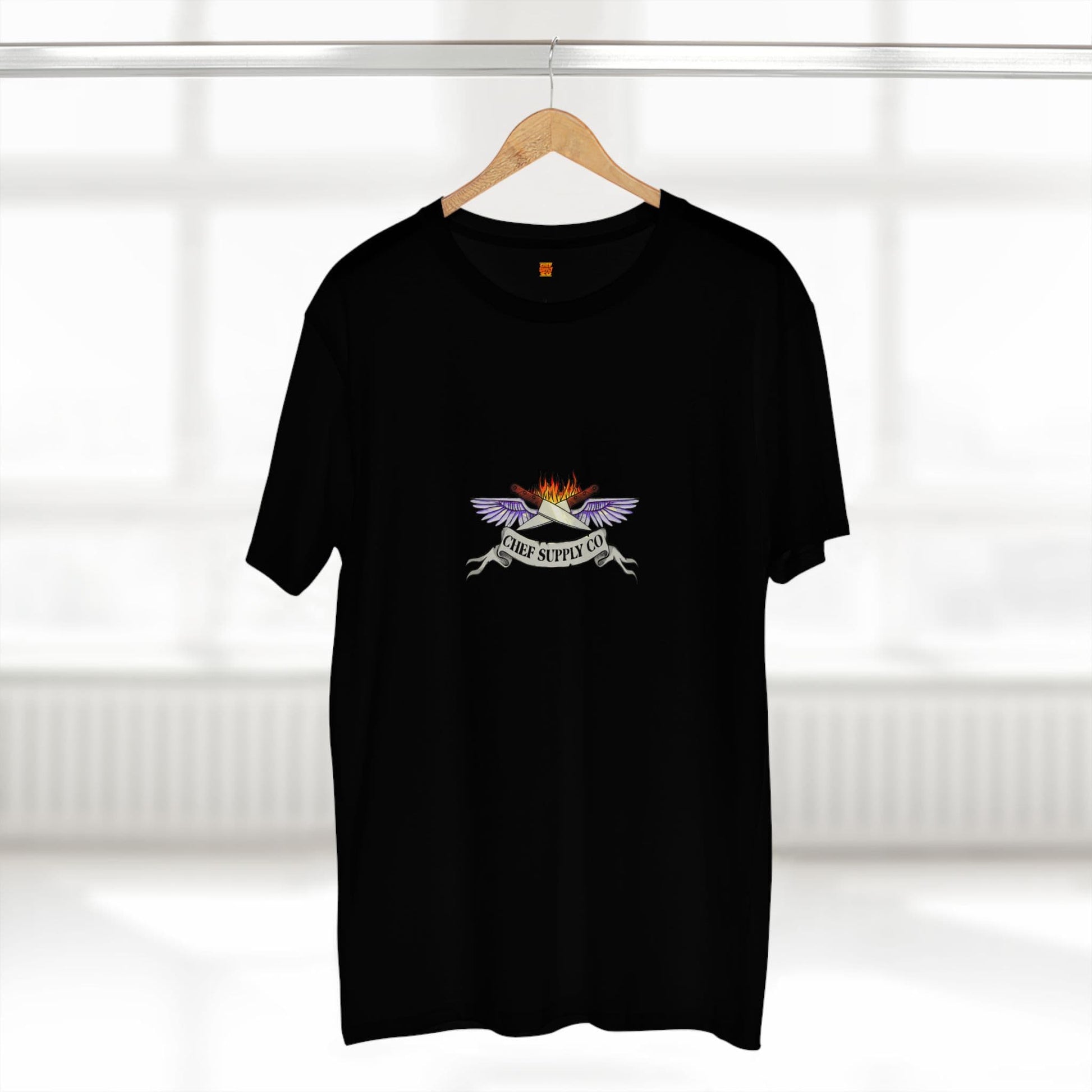 Printify T-Shirt Chef Supply Co - Wings Logo - AS Colour T-Shirt
