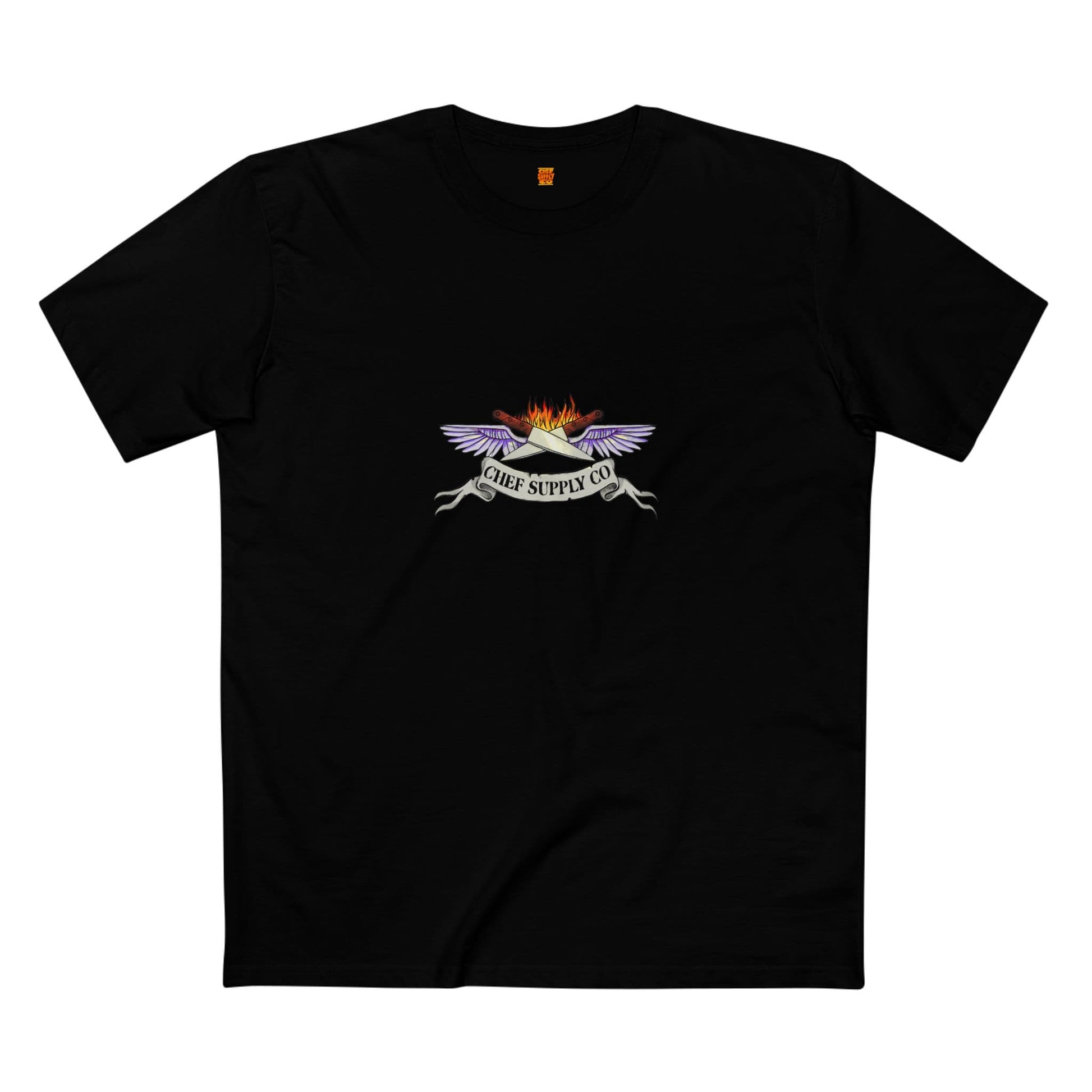 Printify T-Shirt Chef Supply Co - Wings Logo - AS Colour T-Shirt