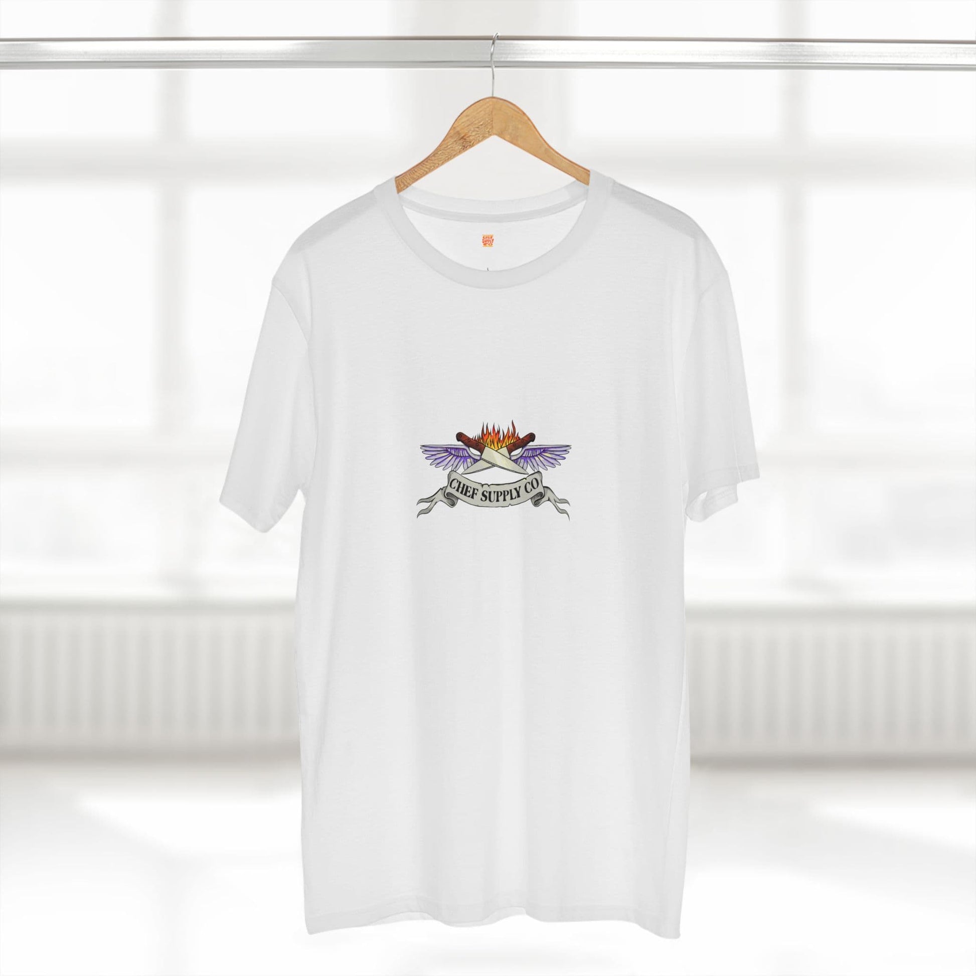 Printify T-Shirt Chef Supply Co - Wings Logo - AS Colour T-Shirt