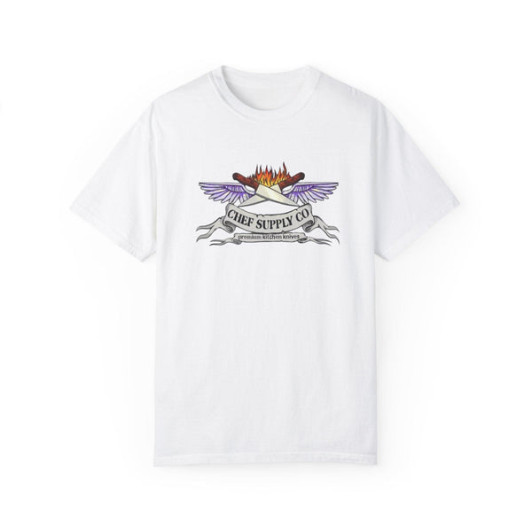 Printify T-Shirt White / S Unisex Chef Supply Co Wings Logo T-shirt