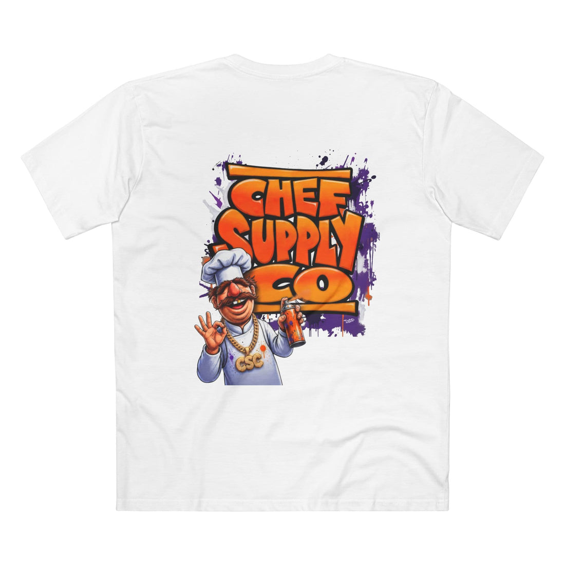Printify T-Shirt Black / XS Chef Supply Co - Swedish Chef - AS Colour T-Shirt