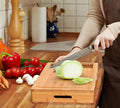 CHEF SUPPLY CO Chopping Board Large Bamboo Cutting Board, 4 Containers, Mobile Holder & Juice Grooves