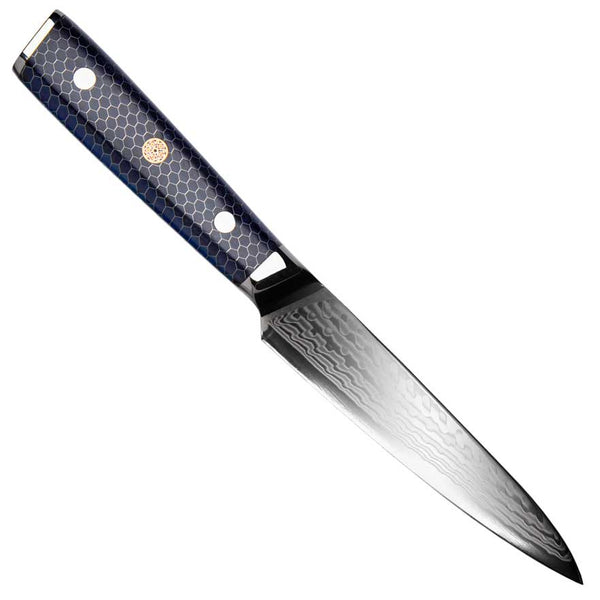 CHEF SUPPLY CO Dark Tessellation Series 13 cm/5.2 inch Damascus Paring Knife