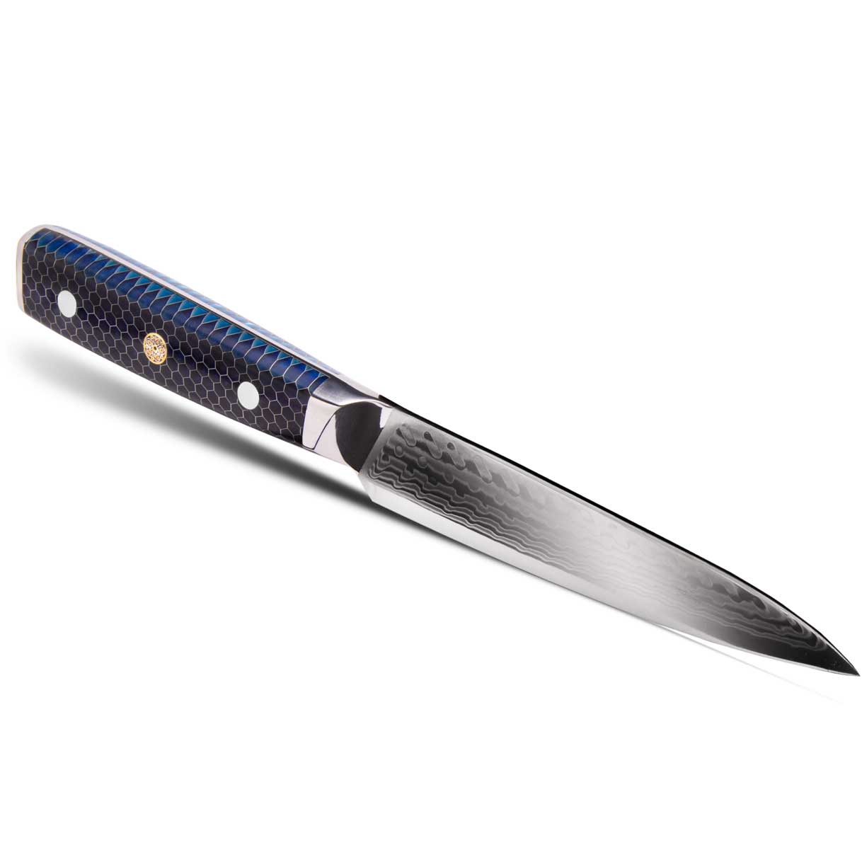 CHEF SUPPLY CO Dark Tessellation Series 13 cm/5.2 inch Damascus Paring Knife