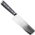 CHEF SUPPLY CO Dark Tessellation Series 18 cm/7 inch Damascus Nakiri Vegetable Knife