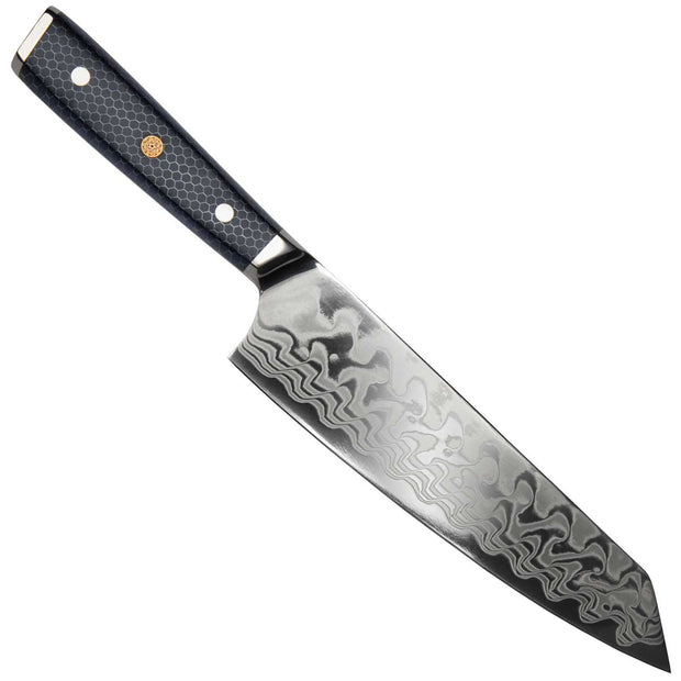 CHEF SUPPLY CO Dark Tessellation Series 21 cm/8.25 inch Damascus Kiritsuke Chef Knife