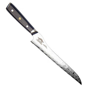 CHEF SUPPLY CO Dark Tessellation Series 25.5cm - 9.75 inch 45 Layer Damascus Bread Knife