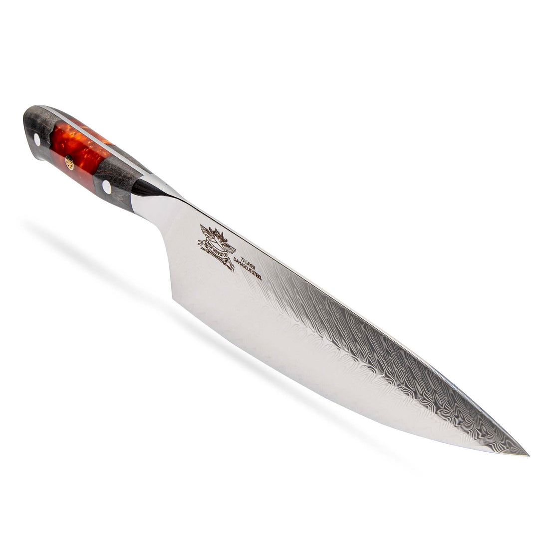 CHEF SUPPLY CO Kitchen Knives Lava Flow Series - 20cm - 8 inch Damascus Chef Knife