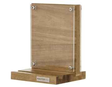 CHEF SUPPLY CO Magnetic Knife & Recipe Holder Knife Block