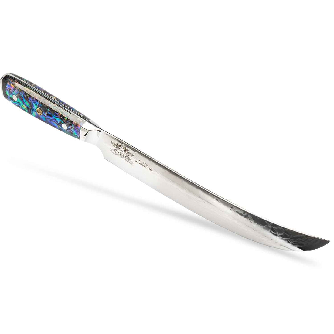 CHEF SUPPLY CO Sea Creature Series 25.5cm - 9.75 inch 45 Layer Damascus Slicing/Carving Knife