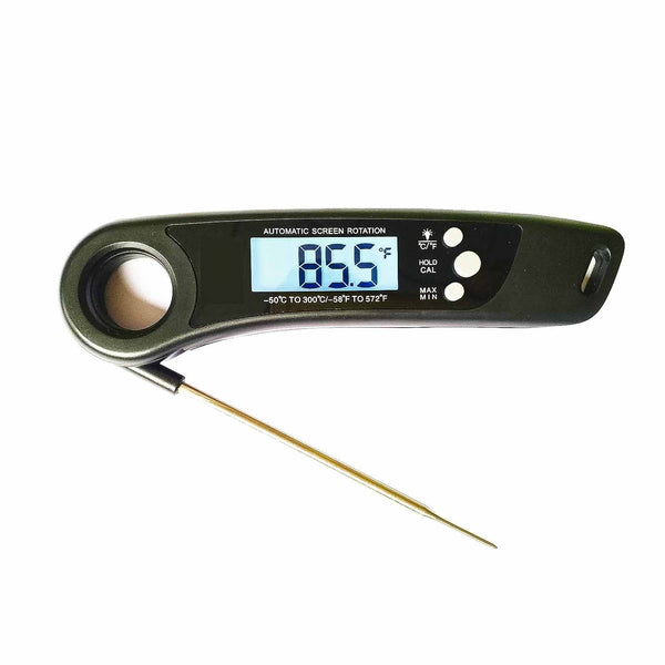 CHEF SUPPLY CO Thermometers Black Instant Read Water Resistant Probe Thermometers
