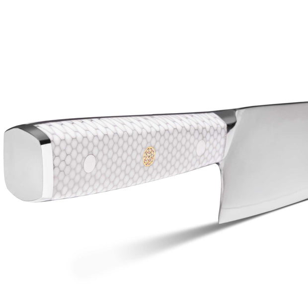 CHEF SUPPLY CO "White Tessellation" Series 17.5 cm/7 inch Nakiri 3 Layer Damascus Japanese Style Vegetable Knife